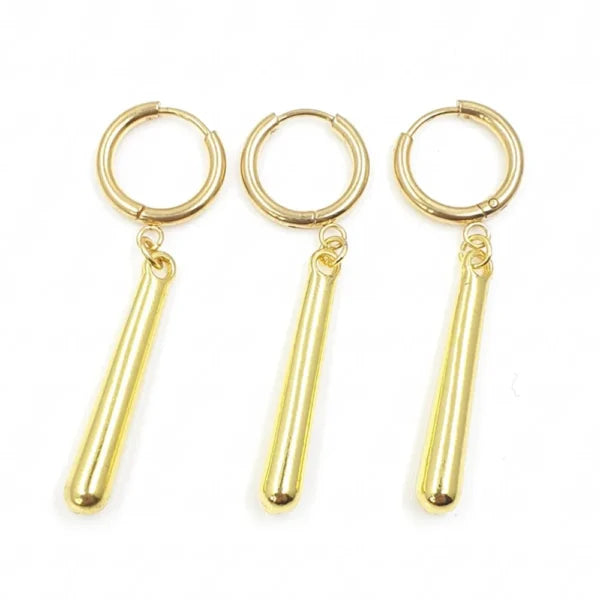 Roronoa Zoro Dangle Earrings – Metal Piercing Jewelry for Men and Women