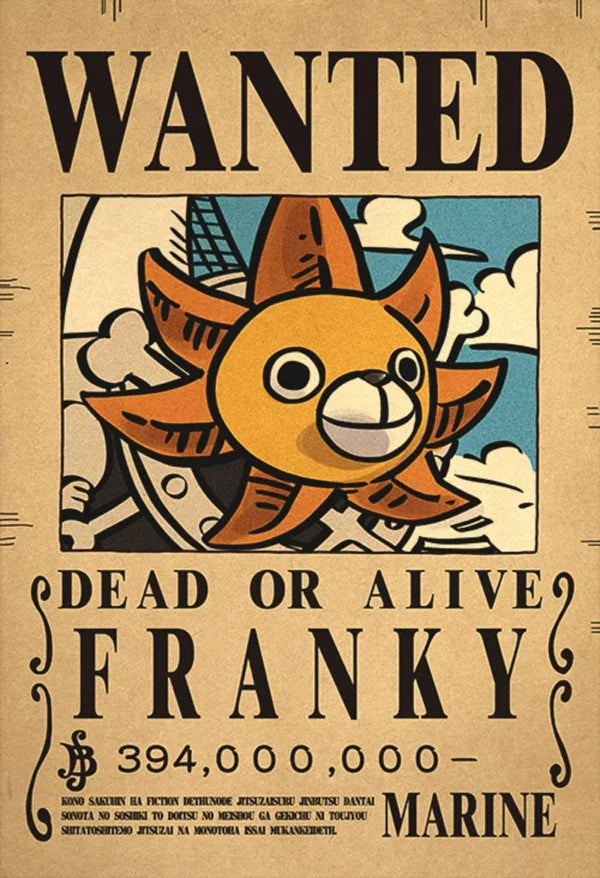 Strawhat Crew Bounty Poster Pack – 10 Piece