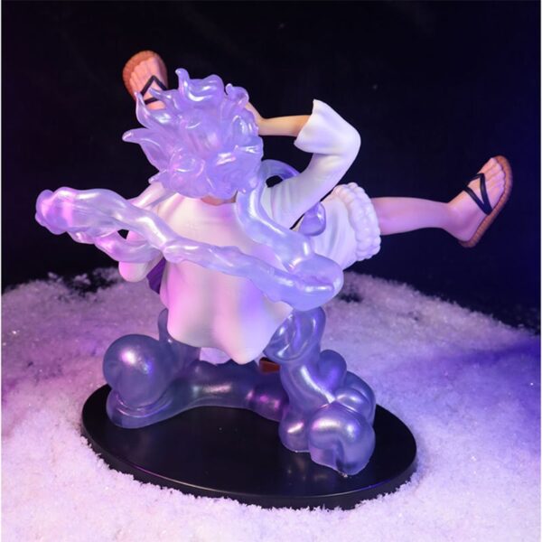 One Piece Gear 5 Luffy Figure – Sun God Luffy Nika 17cm Collectible