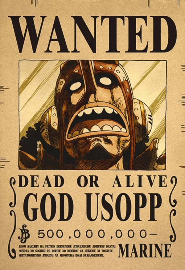 Strawhat Crew Bounty Poster Pack – 10 Piece