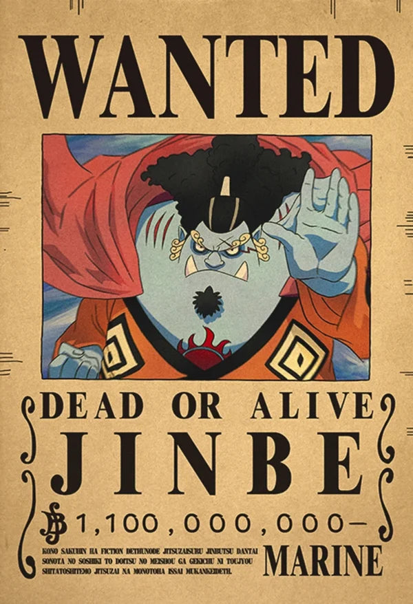 Strawhat Crew Bounty Poster Pack – 10 Piece