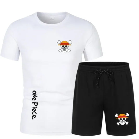 One Piece Anime Workout Clothes – Shirts and Shorts Set