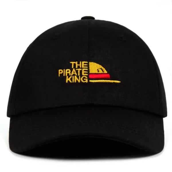 One Piece Luffy Cap: The Pirate King Embroidered Baseball Hat