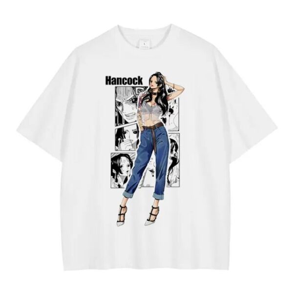 Boa Hancock Shirt: Pirate Empress Graphic Tee – Casual Streetwear