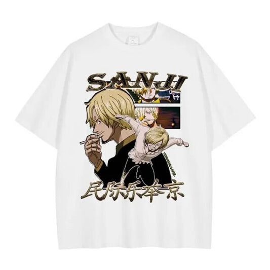 Sanji Shirt: Vinsmoke Sanji Graphic Tee – Casual Streetwear
