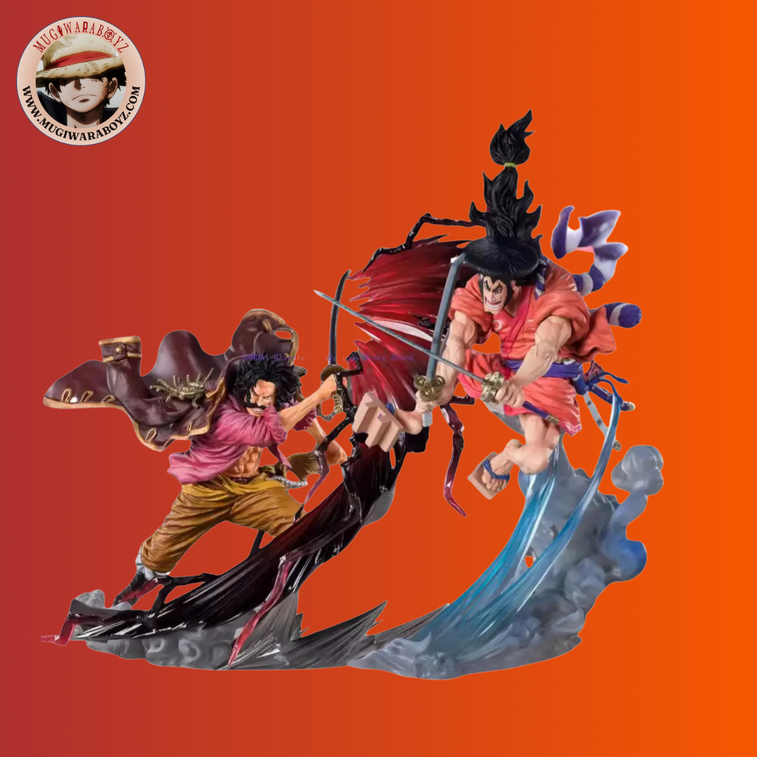 Figurine One Piece - Duel Oden vs Gol D. Roger